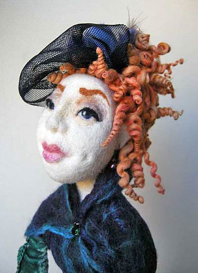 Валяная кукла, автор Диана Нагорная, магазин: http://www.livemaster.ru/diva2808