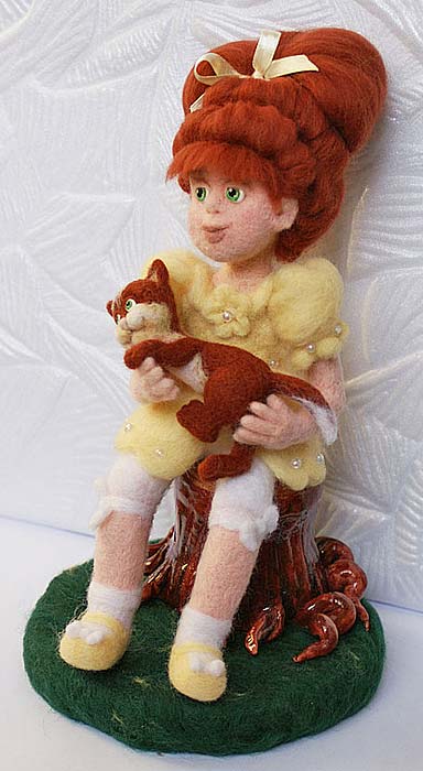 Валяная кукла, автор Иванова Лариса Викторовна, магазин: http://www.livemaster.ru/larisaiv