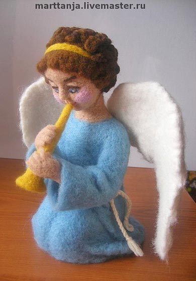 Валяная кукла, автор Татьяна_ Март, магазин: http://www.livemaster.ru/marttanja