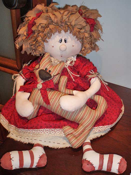 кукла примитив, автор Flavia Manavello