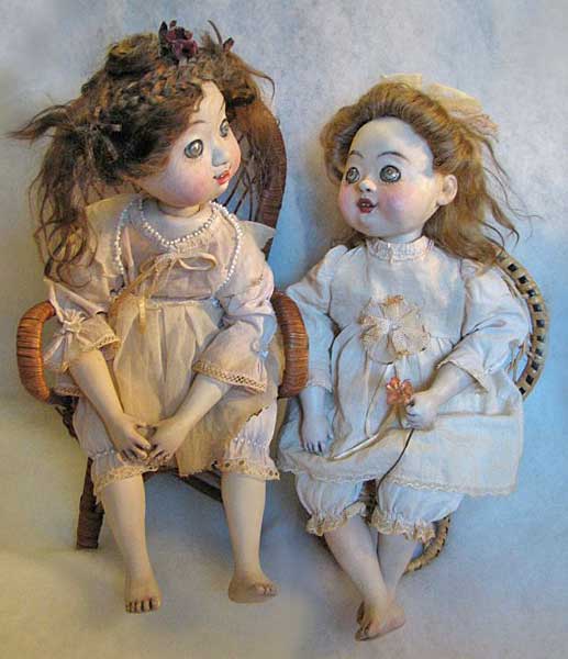 соединение через бусину, куклы Миненко Виктории (http://minenko-vika.jimdo.com)